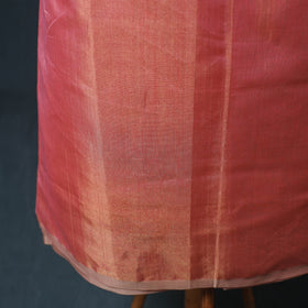 Handloom Maheshwari Silk Tissue Zari Unstitched Dress Material: Kurta with Dupatta 03