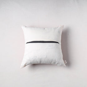 Pochampally Ikat Cushion Cover with Ajrakh Patch (16 x 16 in) 47