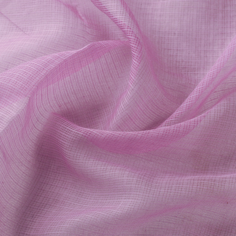 Purple - Pink - Plain Weaving Kota Doria Cotton Fabric 23