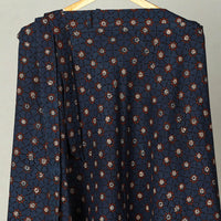 Blue - Block Print Cotton Wrap Around Ajrakh Skirt 36