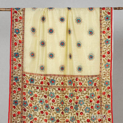 Phulkari Embroidery Saree