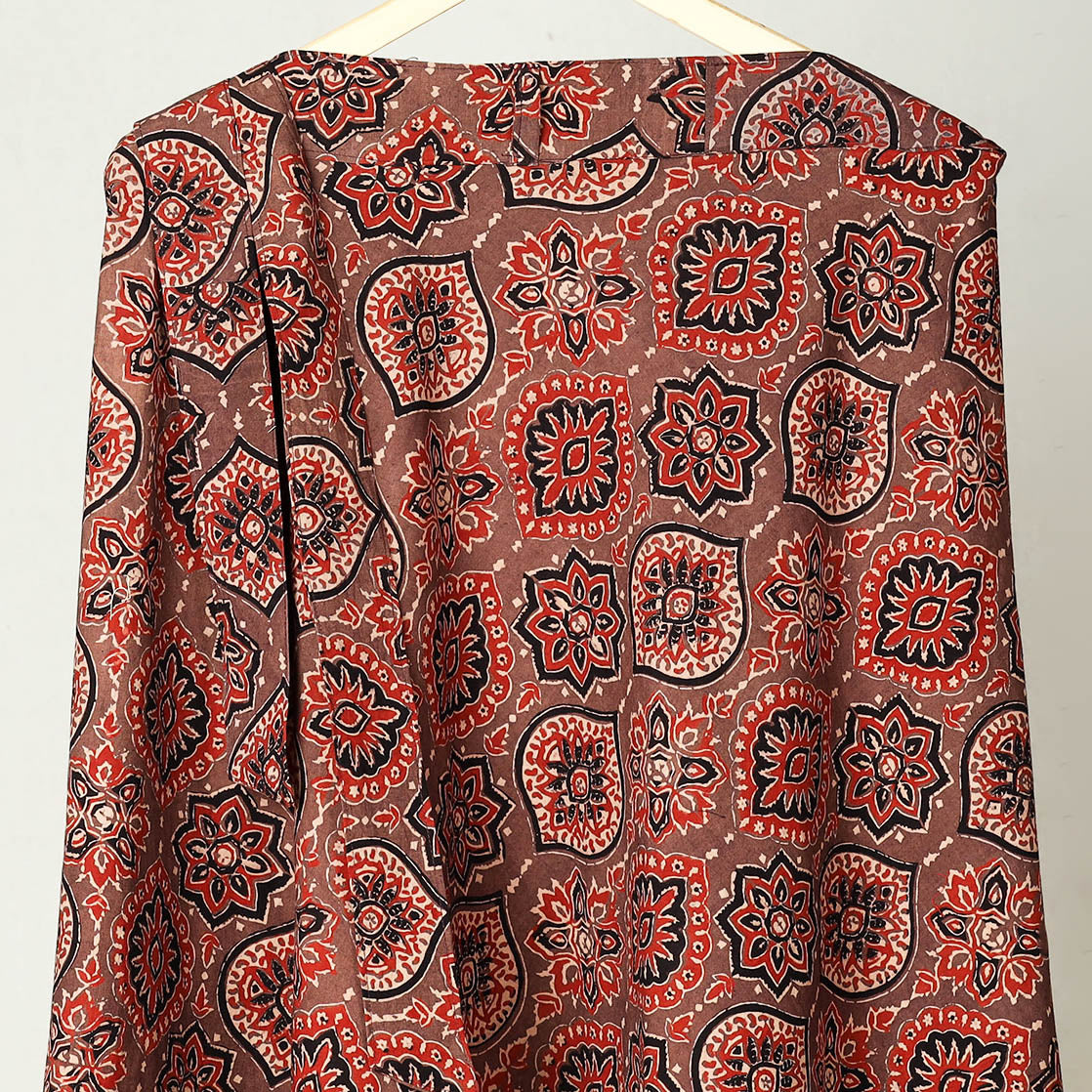 Block Print Cotton Wrap Around Ajrakh Skirt 37