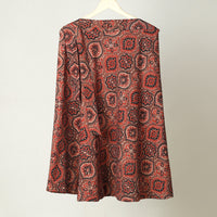 Block Print Cotton Wrap Around Ajrakh Skirt 37