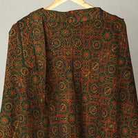 Multicolor - Block Print Cotton Wrap Around Ajrakh Skirt 42