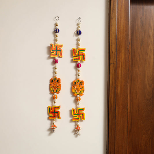 Handmade Bead Work Wall Hanging (set of 2) 03