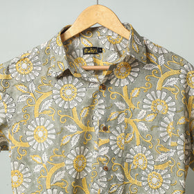  Sanganeri Block Printed men shirt
