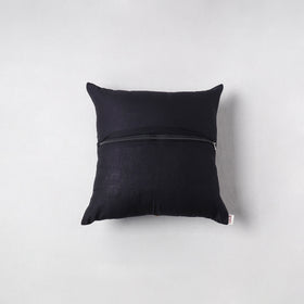 Pochampally Ikat Cushion Cover with Ajrakh Patch (16 x 16 in) 53