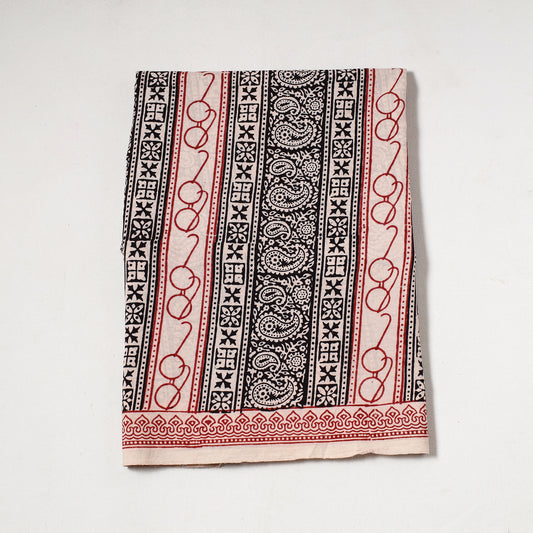 Black - Bagh Block Printed Cotton Precut Fabric (1.2 Meter) 18