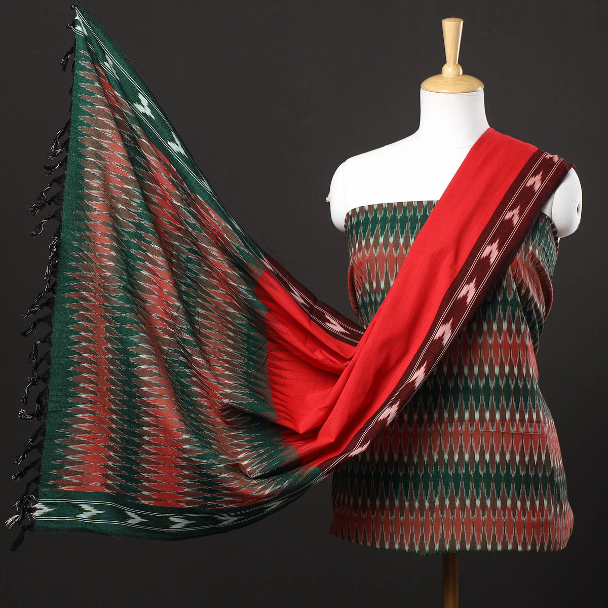 pochampally ikat dress material
