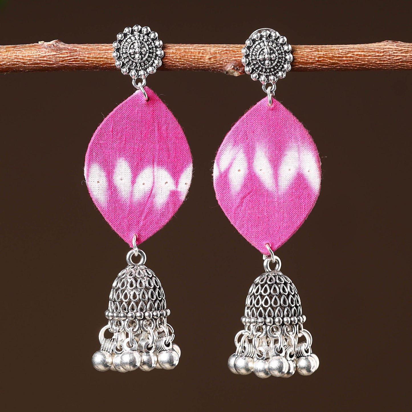 Buy Rubina Handcrafted GS Fabart Earrings