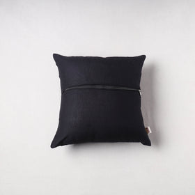 Pochampally Ikat Cushion Cover with Ajrakh Patch (16 x 16 in) 59