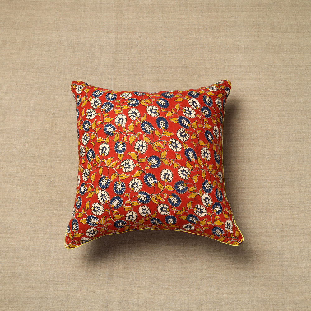 Cotton Kalamkari Printed Cushion Cover (16 x 16 in) 11