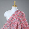 Buy Sanganeri Block Printed Cotton Fabric 12 Online at iTokri.com