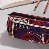 Kutch Dhebariya Hand Embroidery Cotton Pencil Pouch