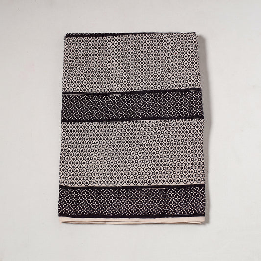 Black - Bagh Block Printed Cotton Precut Fabric (1.4 Meter) 29
