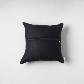 Pochampally Ikat Cushion Cover with Ajrakh Patch (16 x 16 in) 62