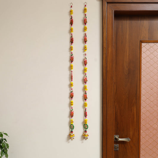 Handmade Gota & Bead Work Wall Hanging (set of 2)