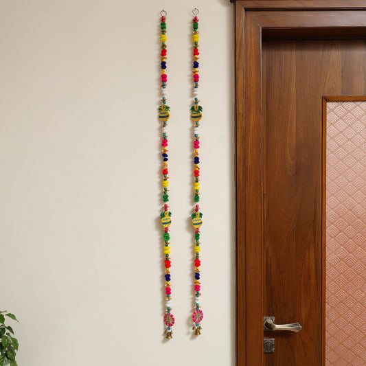 Handmade Gota & Bead Work Wall Hanging (set of 2)