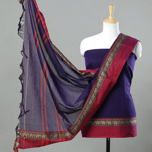 3pc Dharwad Cotton Suit Material Set 17