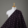 Buy Purple Handloom Cotton Pochampally Double Ikat Fabric Online