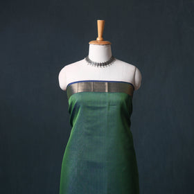 Handloom Maheshwari Silk Unstitched Dress Material: Kurta with Zari Buti Dupatta 19
