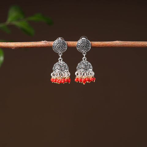 Aparna Handcrafted GS Beaded Jhumki Earrings