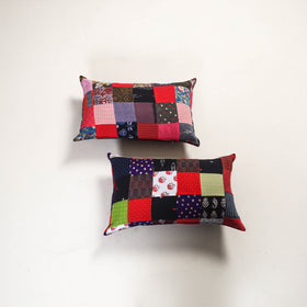 Handcrafted Patchwork Pillow Covers (Set of 2) 01