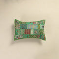 Hand Embroidered Khambadiya Patchwork Pillow Cover 04