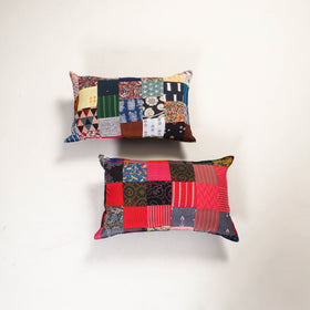 Handcrafted Patchwork Pillow Covers (Set of 2) 02