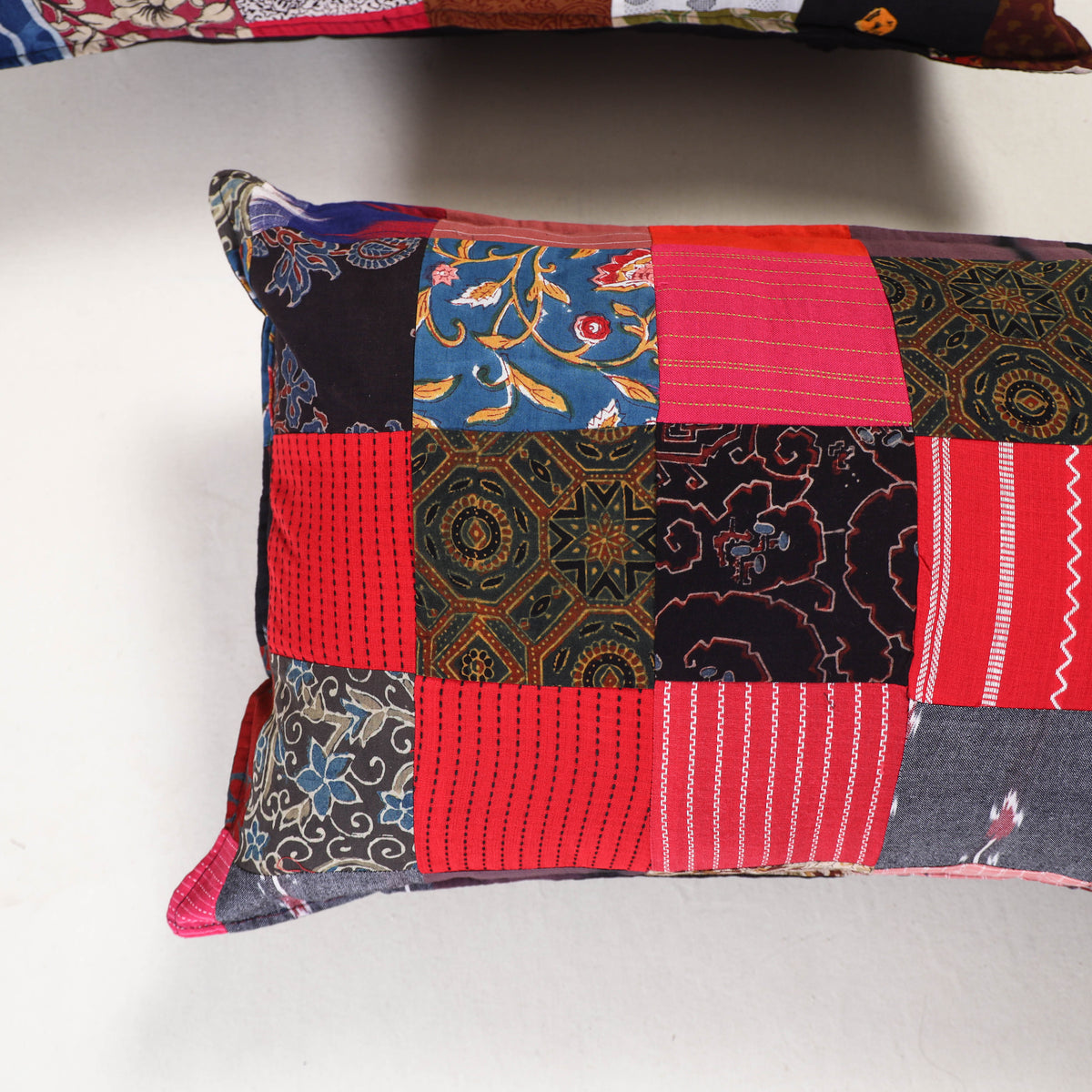 Handcrafted Patchwork Pillow Covers (Set of 2) 02