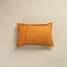 Hand Embroidered Khambadiya Patchwork Pillow Cover 06