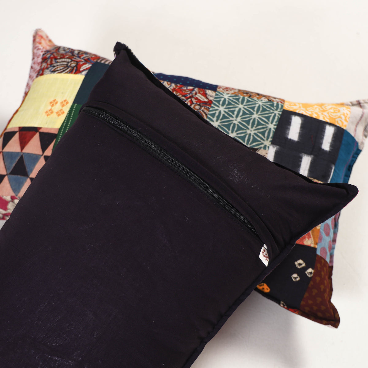 Handcrafted Patchwork Pillow Covers (Set of 2) 02