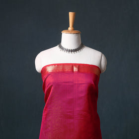 Handloom Maheshwari Silk Unstitched Dress Material: Kurta with Buta Dupatta 22