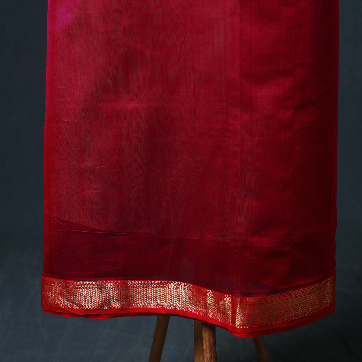 Handloom Maheshwari Silk Unstitched Dress Material: Kurta with Buta Dupatta 22
