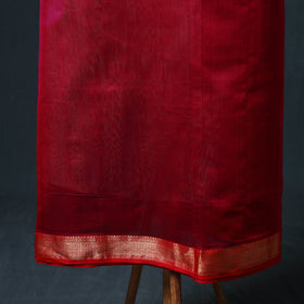 Handloom Maheshwari Silk Unstitched Dress Material: Kurta with Buta Dupatta 22
