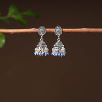 Drishya Handcrafted GS Beaded Jhumki Earrings