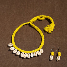 Handmade Thread Braided Shell Necklace Set 16