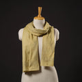 Yellow - hand embroidered lucknow chikankari cotton stole