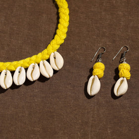 Handmade Thread Braided Shell Necklace Set 16