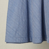 Blue - Jhiri Handloom Cotton Wrap Around Plain Skirt 03