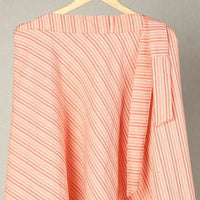 Peach - Jhiri Handloom Cotton Wrap Around Plain Skirt 04