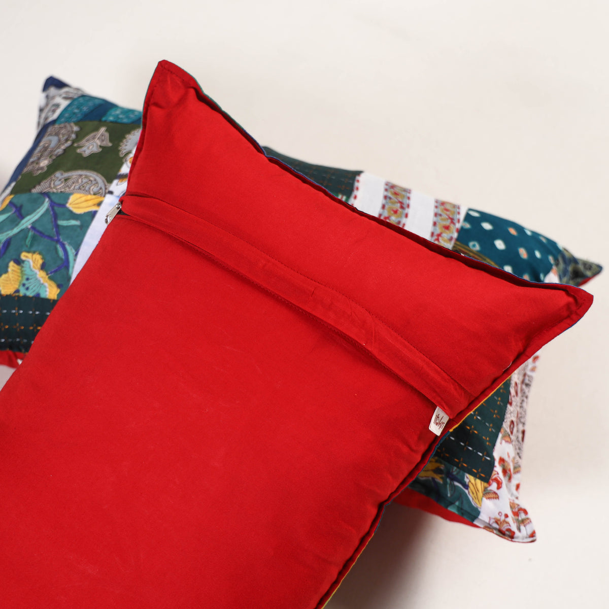 Handcrafted Patchwork Pillow Covers (Set of 2) 09
