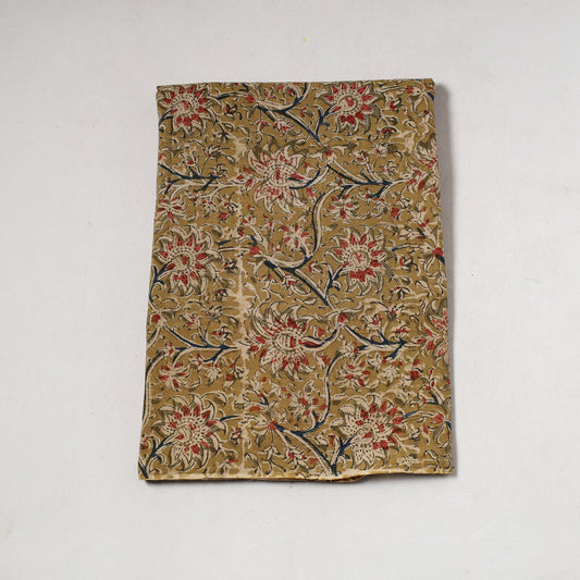 Kalamkari Block Printed Cotton Precut Fabric (1.8 meter) 80