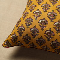 Cotton Block Printed Bagru Cushion Cover (16 x 16 in) 31