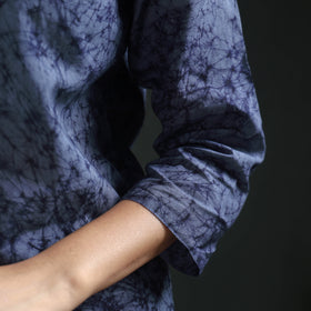 Hand Batik Print Cotton Straight Long Kurta for Women 07