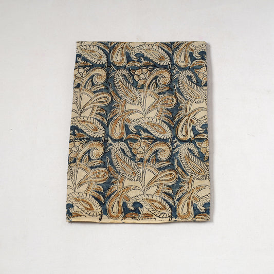 Multicolor - Kalamkari Block Printed Cotton Precut Fabric (0.8 meter) 86