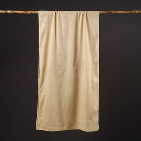 Beige - hand embroidered lucknow chikankari cotton stole 09