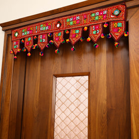  Handmade Mirror Work Kutch Embroidery Toran 