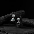 Green - saanjh bela sun oxidised jhumka earrings