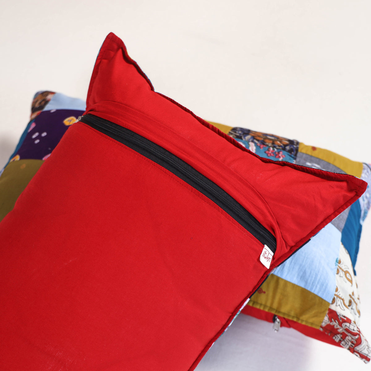 Handcrafted Patchwork Pillow Covers (Set of 2) 15